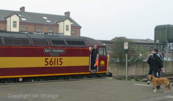 Class 56 farewell tour at Burton