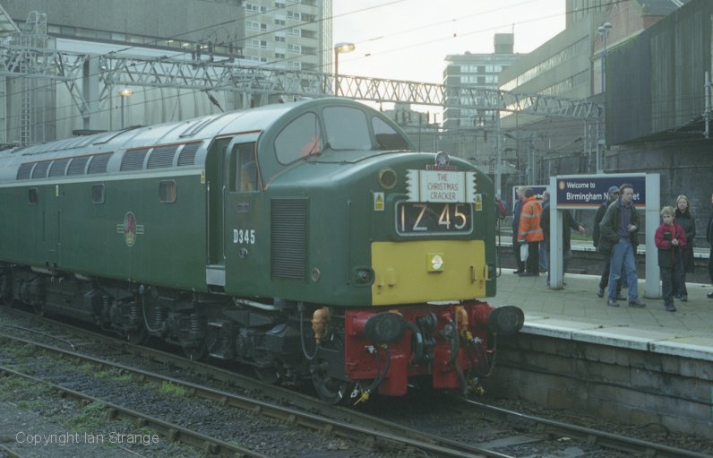 Class 40 D345 at Birmingham